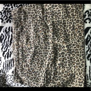 Cheetah mini skirt